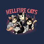 Hellfire Cats-None-Removable Cover-Throw Pillow-momma_gorilla