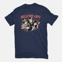 Hellfire Cats-Womens-Fitted-Tee-momma_gorilla