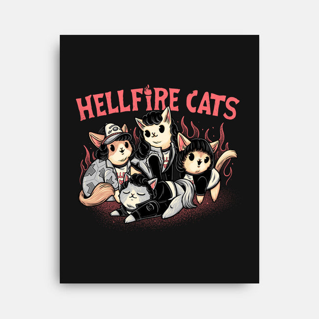 Hellfire Cats-None-Stretched-Canvas-momma_gorilla