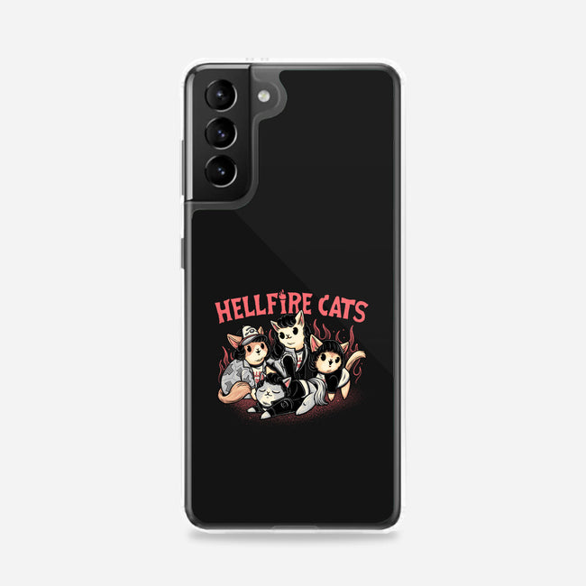 Hellfire Cats-Samsung-Snap-Phone Case-momma_gorilla