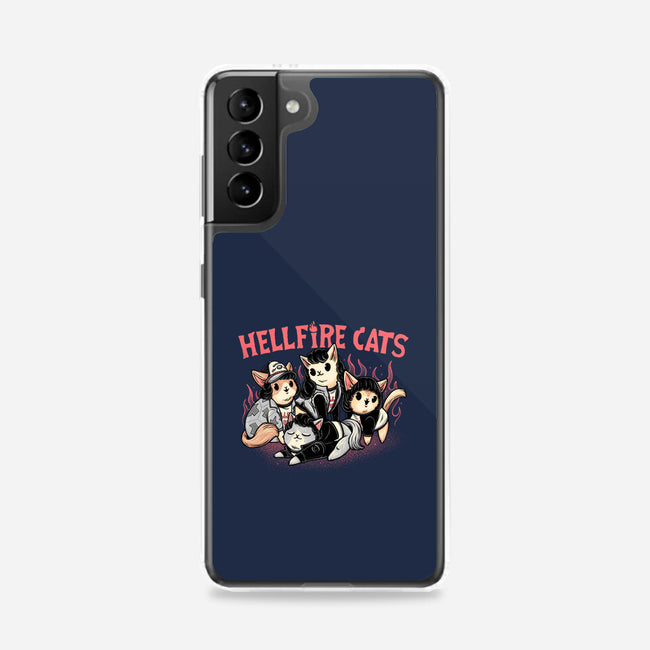 Hellfire Cats-Samsung-Snap-Phone Case-momma_gorilla