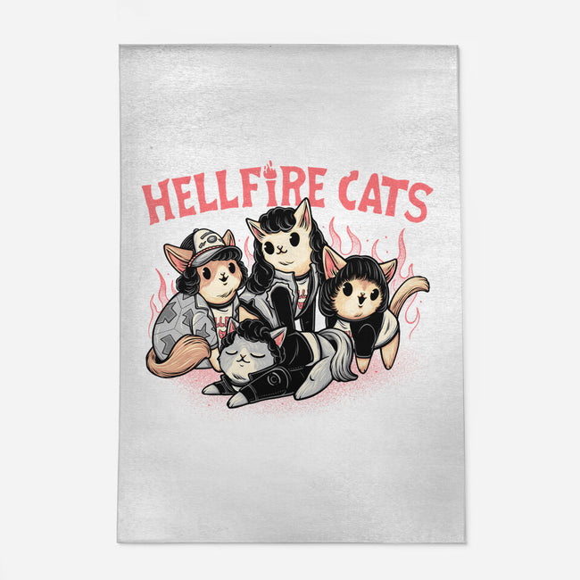 Hellfire Cats-None-Outdoor-Rug-momma_gorilla