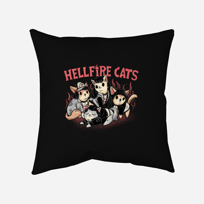 Hellfire Cats-None-Removable Cover w Insert-Throw Pillow-momma_gorilla