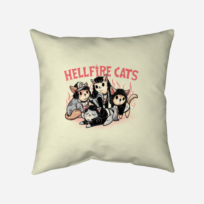 Hellfire Cats-None-Removable Cover w Insert-Throw Pillow-momma_gorilla