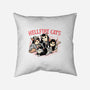 Hellfire Cats-None-Removable Cover w Insert-Throw Pillow-momma_gorilla