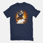 Triceratops-Womens-Fitted-Tee-Vallina84