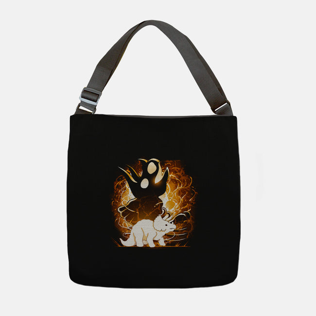 Triceratops-None-Adjustable Tote-Bag-Vallina84