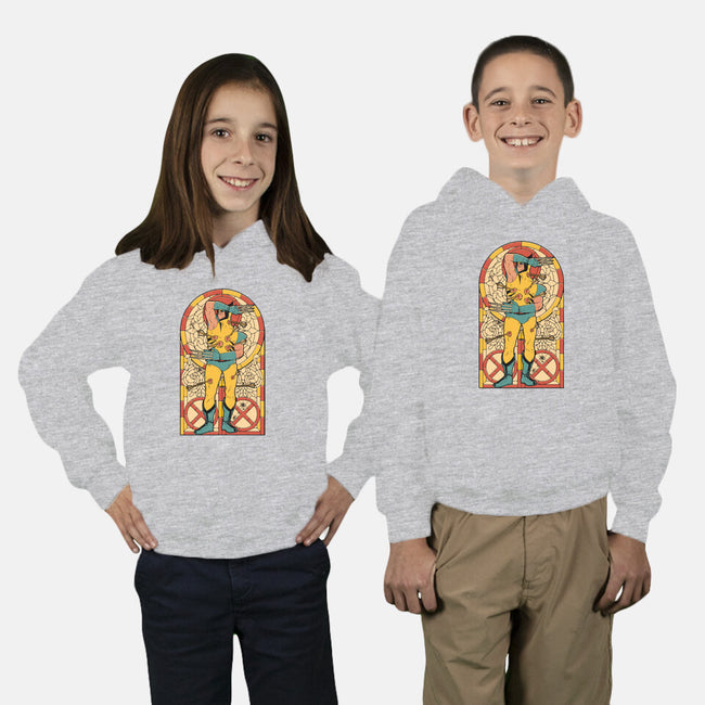 Blessed Beast-Youth-Pullover-Sweatshirt-Hafaell