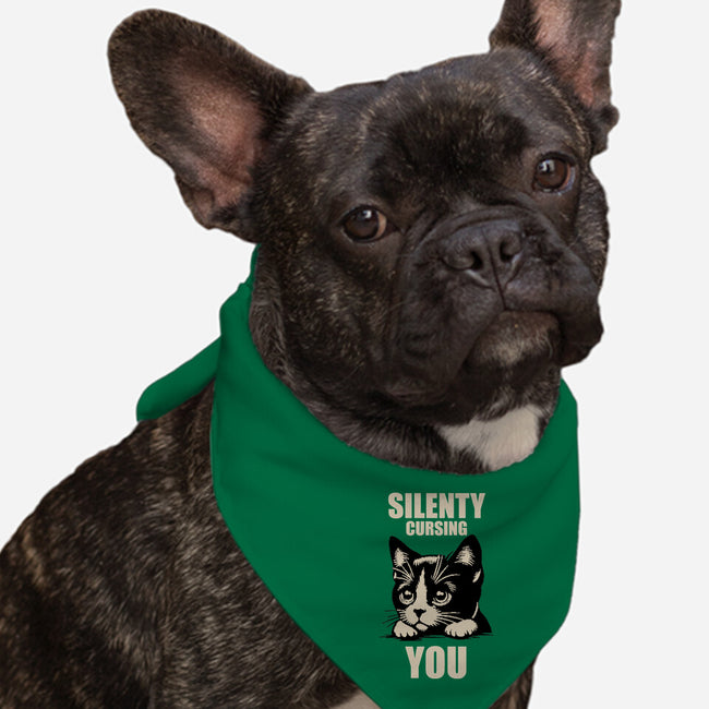 Silently Cursing You-Dog-Bandana-Pet Collar-turborat14