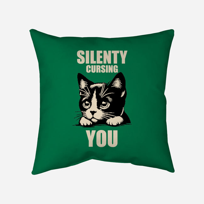 Silently Cursing You-None-Non-Removable Cover w Insert-Throw Pillow-turborat14