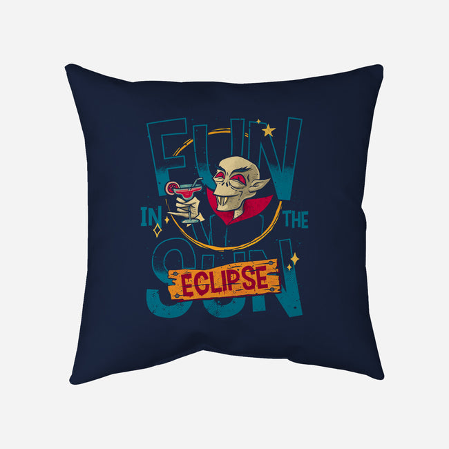 Fun In The Eclipse-None-Non-Removable Cover w Insert-Throw Pillow-teesgeex