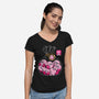 Candies-Womens-V-Neck-Tee-Xentee