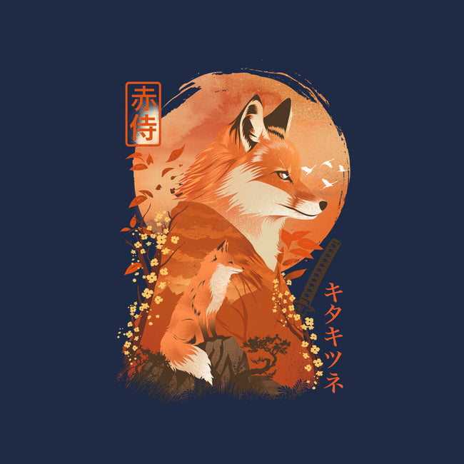 Red Fox Samurai-None-Beach-Towel-dandingeroz