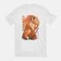 Red Fox Samurai-Womens-Basic-Tee-dandingeroz