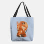 Red Fox Samurai-None-Basic Tote-Bag-dandingeroz