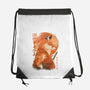 Red Fox Samurai-None-Drawstring-Bag-dandingeroz