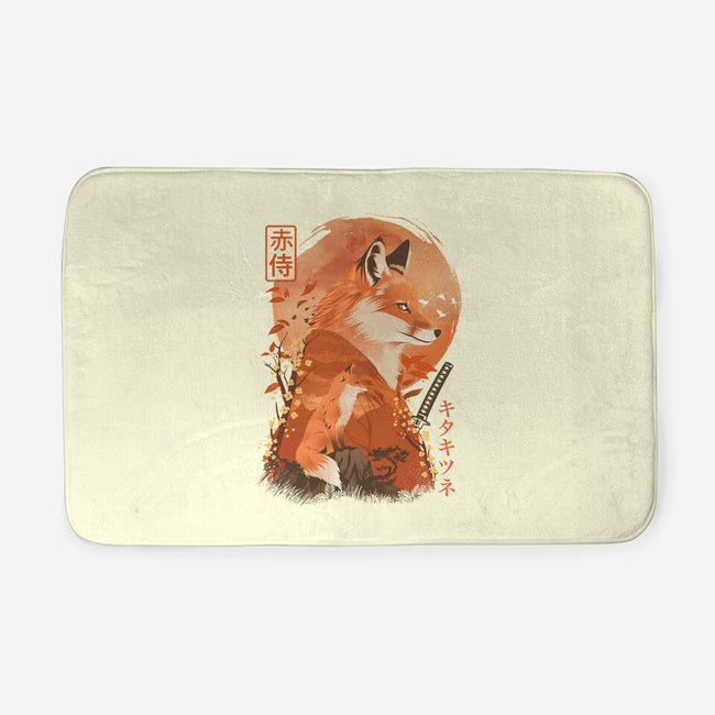 Red Fox Samurai-None-Memory Foam-Bath Mat-dandingeroz