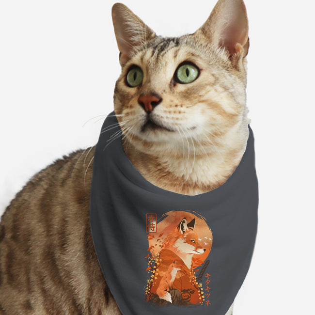 Red Fox Samurai-Cat-Bandana-Pet Collar-dandingeroz