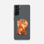 Red Fox Samurai-Samsung-Snap-Phone Case-dandingeroz