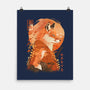 Red Fox Samurai-None-Matte-Poster-dandingeroz