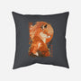 Red Fox Samurai-None-Non-Removable Cover w Insert-Throw Pillow-dandingeroz