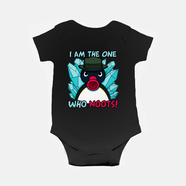The One Who Noots-Baby-Basic-Onesie-Raffiti