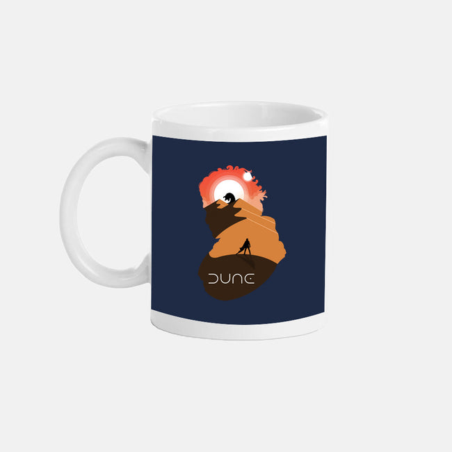 Dune Silhouette-None-Mug-Drinkware-Tri haryadi