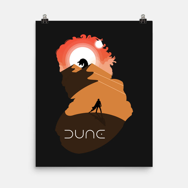 Dune Silhouette-None-Matte-Poster-Tri haryadi