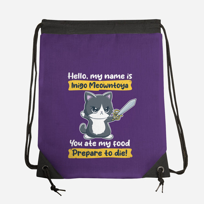 Inigo Meowntoya-None-Drawstring-Bag-retrodivision