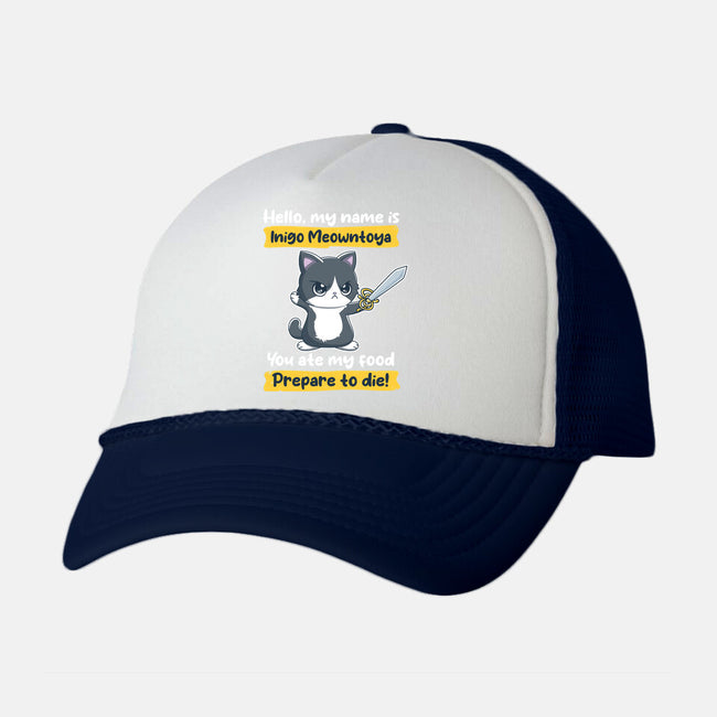 Inigo Meowntoya-Unisex-Trucker-Hat-retrodivision