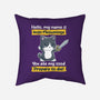 Inigo Meowntoya-None-Non-Removable Cover w Insert-Throw Pillow-retrodivision