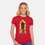 Guardian Of Chaos-Womens-Fitted-Tee-Hafaell