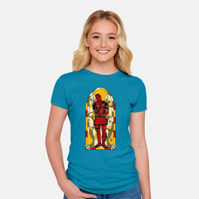 Guardian Of Chaos-Womens-Fitted-Tee-Hafaell