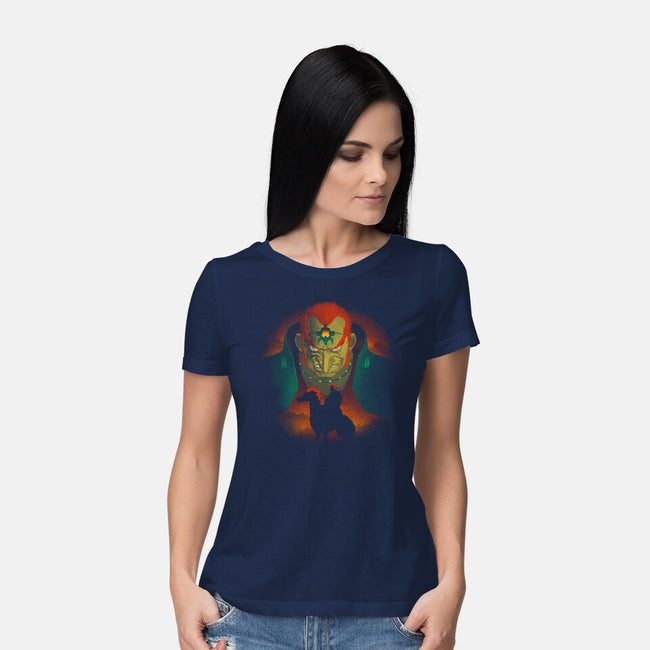 The Evil Master-Womens-Basic-Tee-Donnie