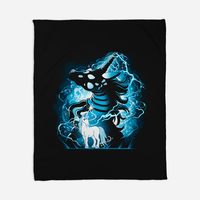 Unicorn Bones-None-Fleece-Blanket-Vallina84