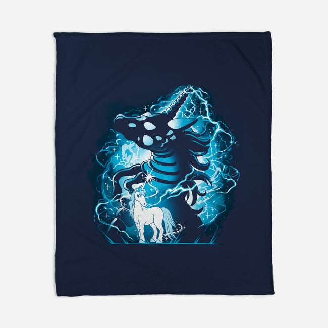 Unicorn Bones-None-Fleece-Blanket-Vallina84