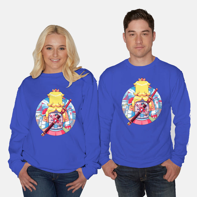 Spring Princess-Unisex-Crew Neck-Sweatshirt-Bruno Mota