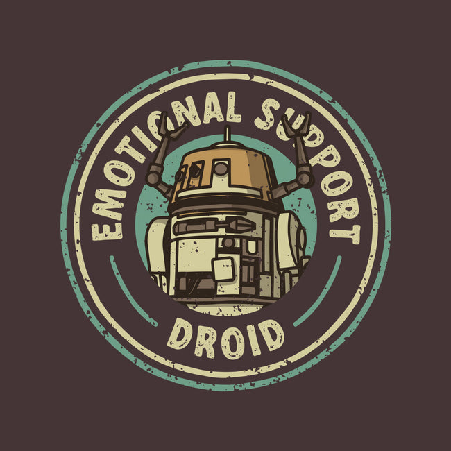 Emotional Support Droid-None-Removable Cover w Insert-Throw Pillow-retrodivision