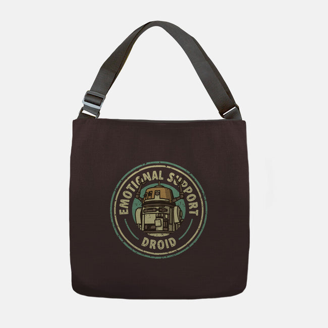 Emotional Support Droid-None-Adjustable Tote-Bag-retrodivision