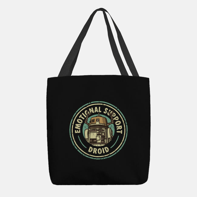 Emotional Support Droid-None-Basic Tote-Bag-retrodivision