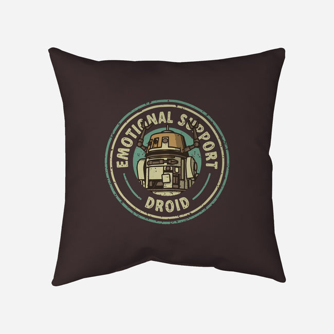 Emotional Support Droid-None-Non-Removable Cover w Insert-Throw Pillow-retrodivision