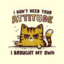 I Don't Need Your Attitude-None-Drawstring-Bag-kg07