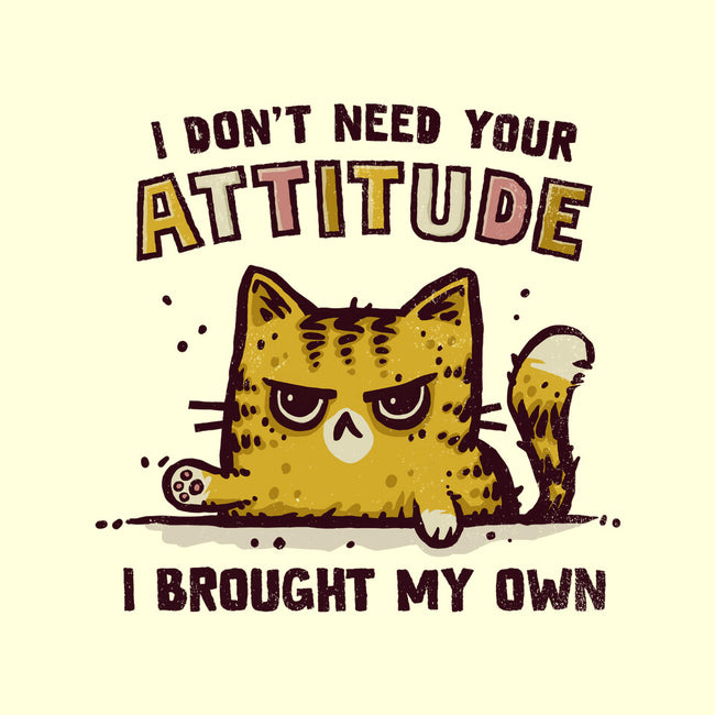I Don't Need Your Attitude-Cat-Bandana-Pet Collar-kg07