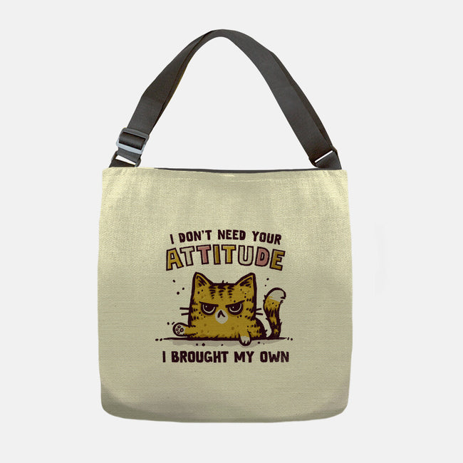 I Don't Need Your Attitude-None-Adjustable Tote-Bag-kg07