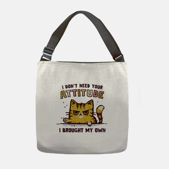 I Don't Need Your Attitude-None-Adjustable Tote-Bag-kg07