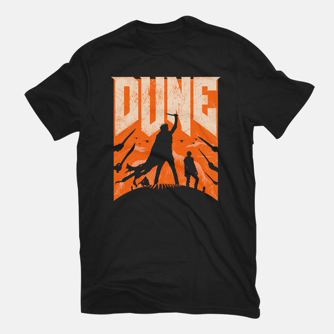 Dune Slayer-Womens-Fitted-Tee-rocketman_art