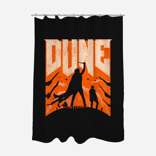Dune Slayer-None-Polyester-Shower Curtain-rocketman_art