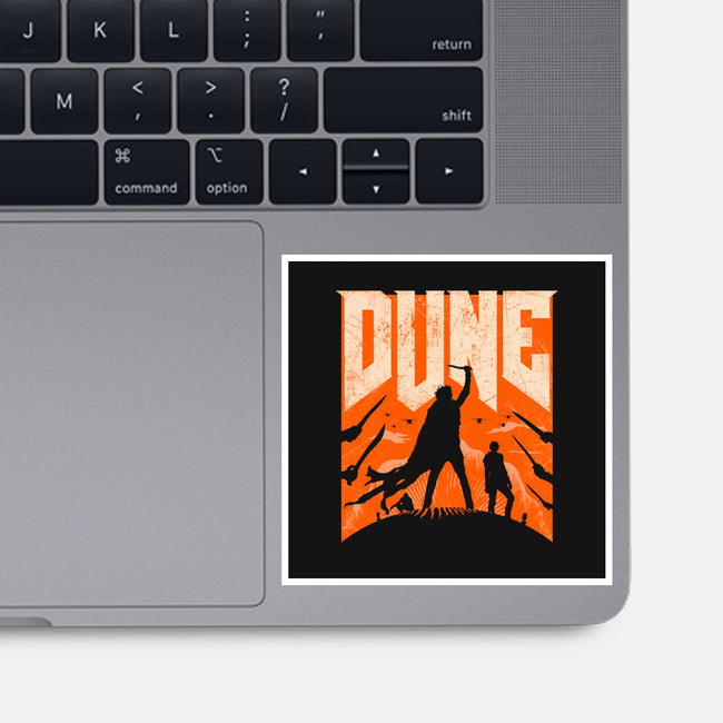 Dune Slayer-None-Glossy-Sticker-rocketman_art
