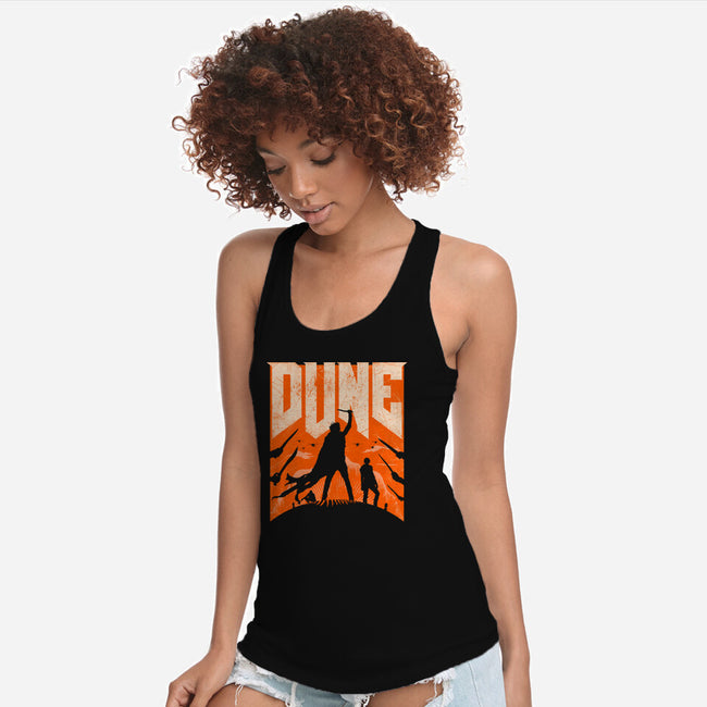 Dune Slayer-Womens-Racerback-Tank-rocketman_art