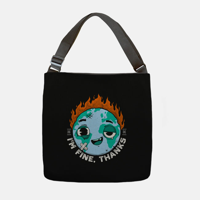 I'm Fine Thanks-None-Adjustable Tote-Bag-StudioM6